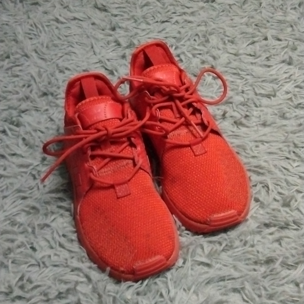 Adidas Boys 4 Red Sneakers